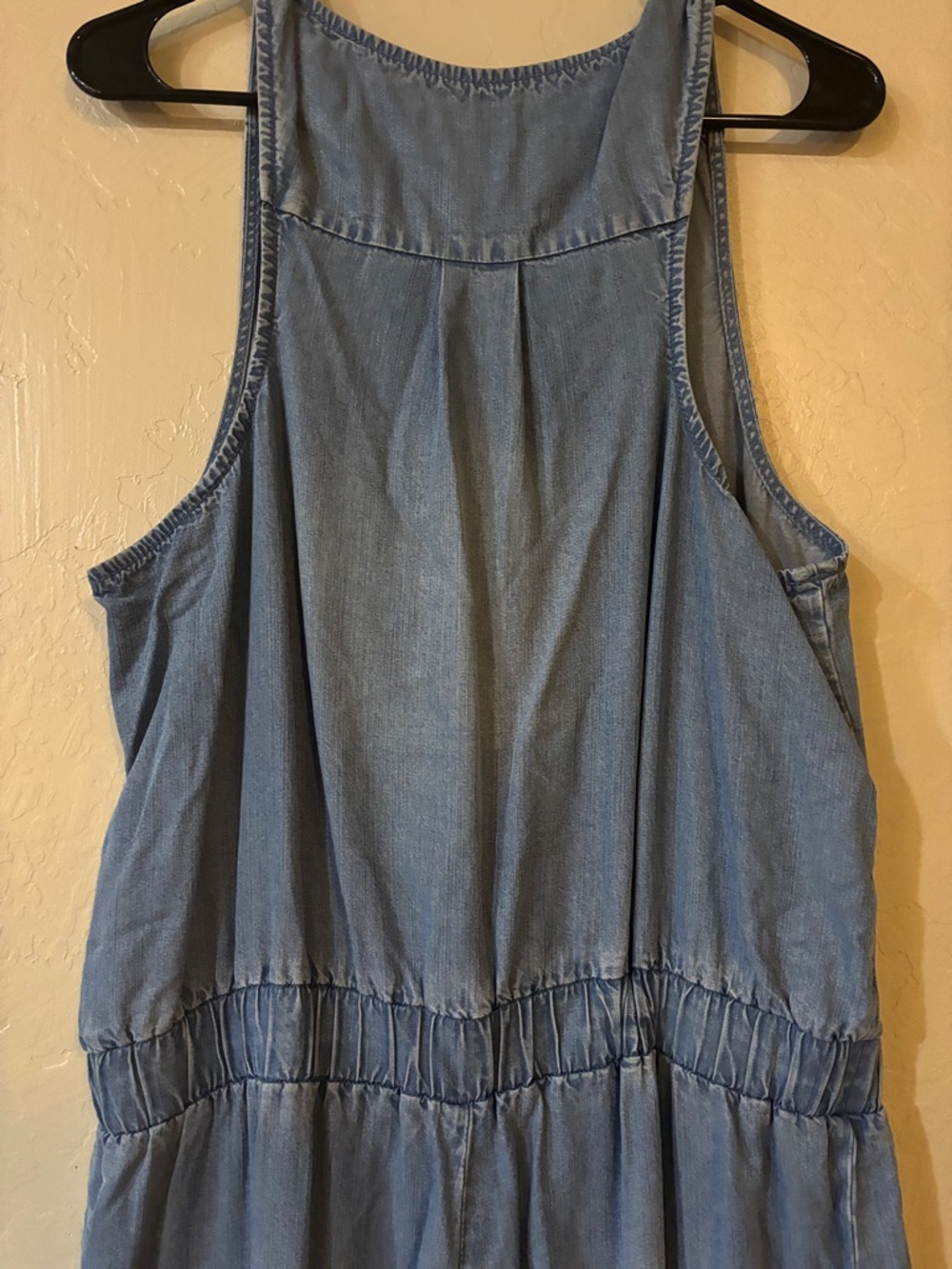Juicy Couture Light Blue Denim-Style Tank Jumpsuit - Picture 8 of 9